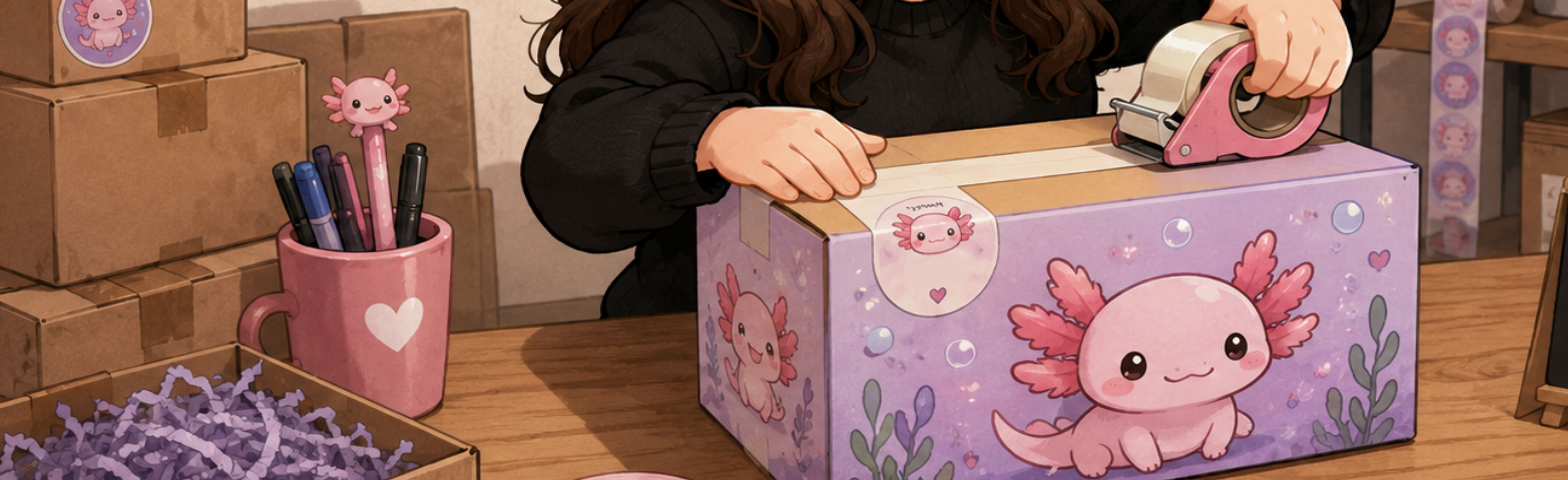 Vos axolotls livrés dans toute la France métropolitaine ! 